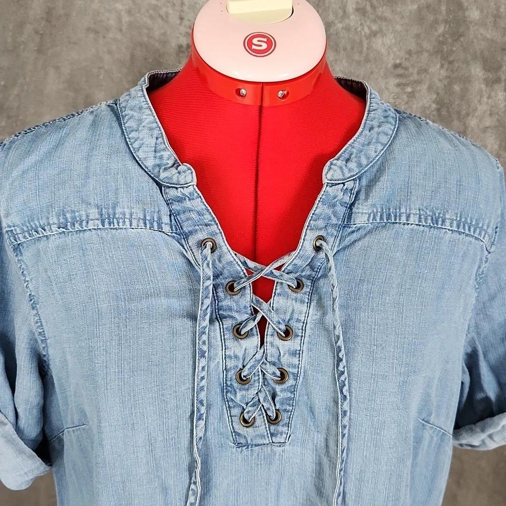 Philosophy Tencel Chambray material women's dress - Picture 2 of 11